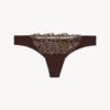 трусы стринги из модала с макраме la perla