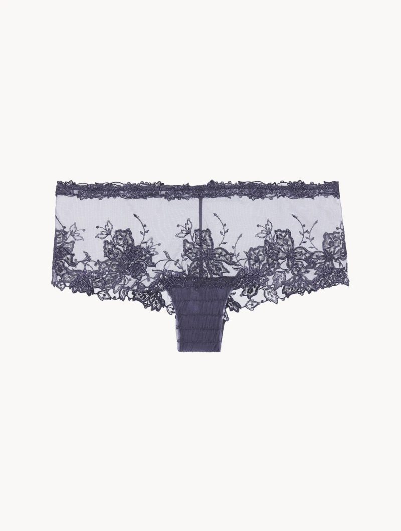 трусы из тюля с вышивкой la perla