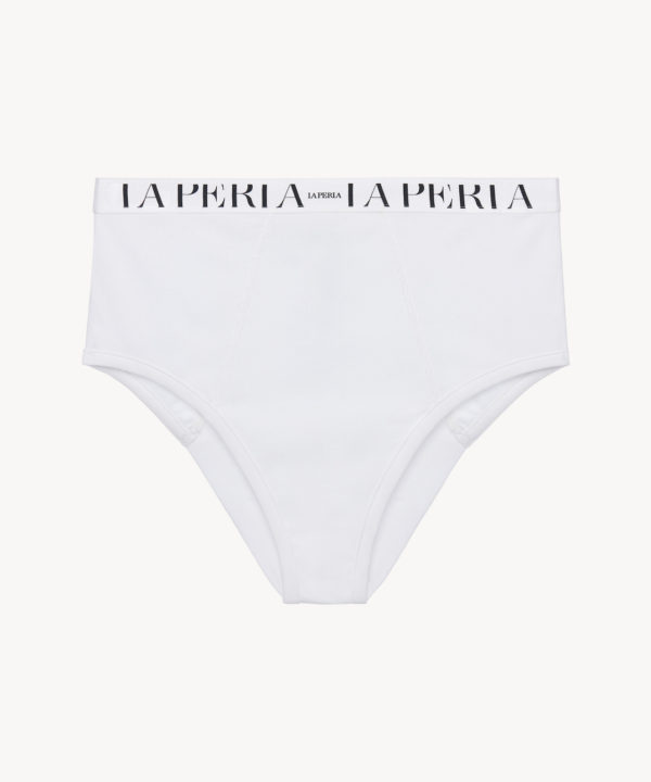 Комплект белья из х/б с логотипом la perla