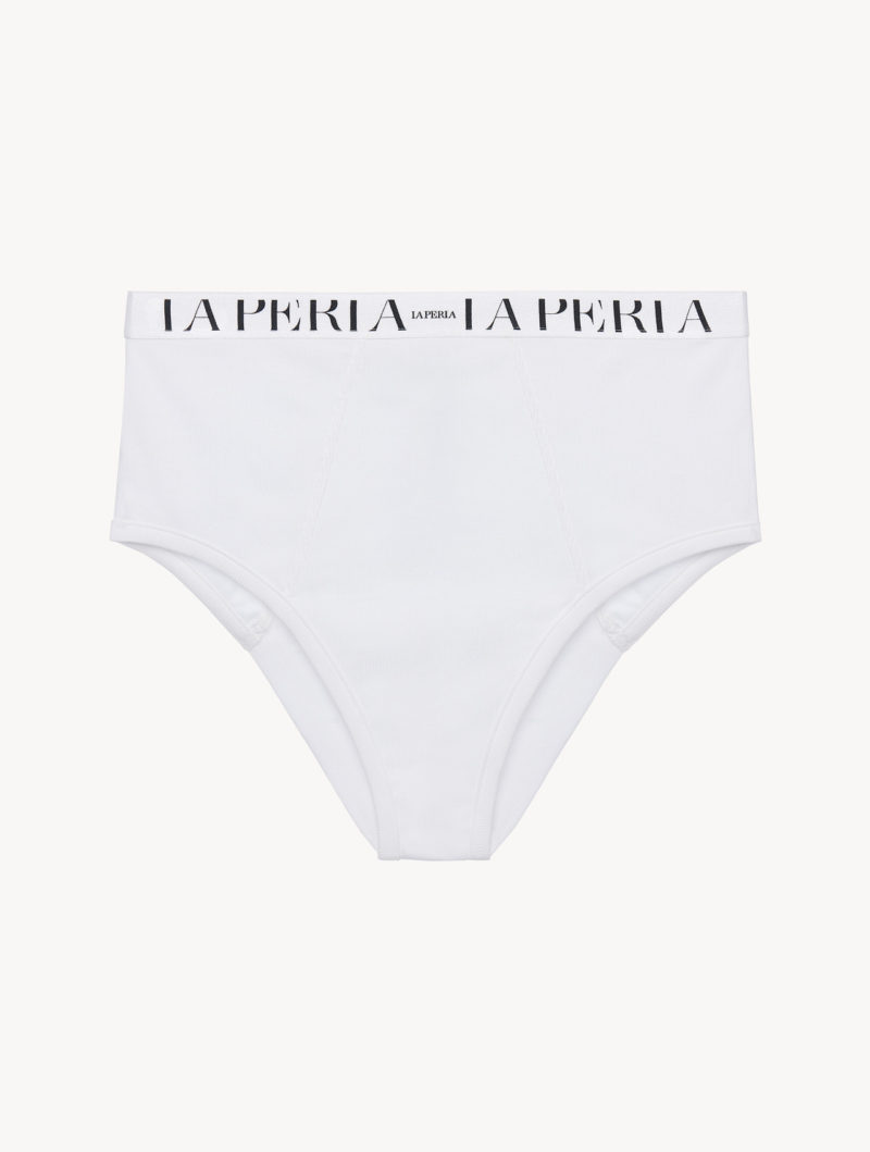Комплект белья из х/б с логотипом la perla