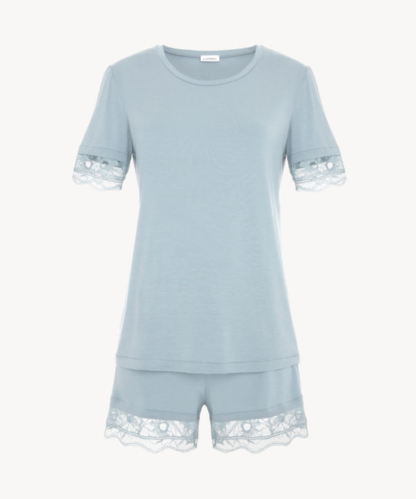 Пижама с окантовкой кружевом la perla