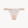 Трусы из тюля бразилиано logo motion SS2022 la perla