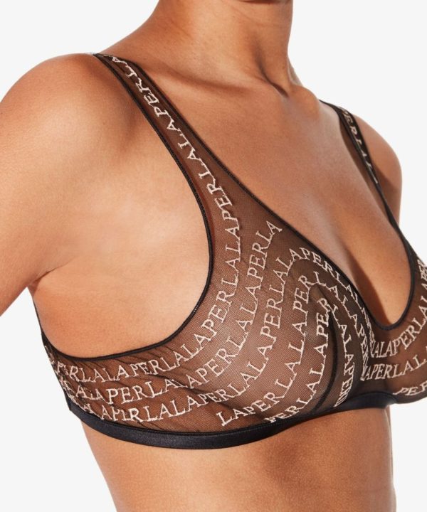 Мягкая чашка без кости logo motion SS2022 la perla