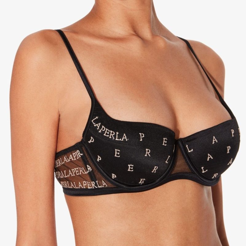 Бюстгальтер балконированная чашка logo motion SS2022 la perla