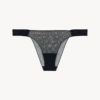 Трусы из тюля бразилиано logo motion SS2022 la perla