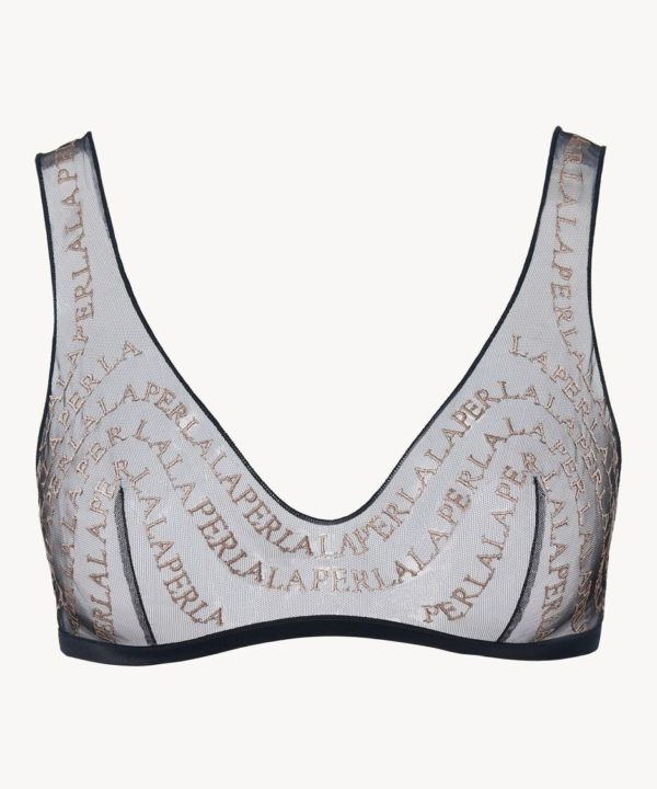 Мягкая чашка без кости logo motion SS2022 la perla