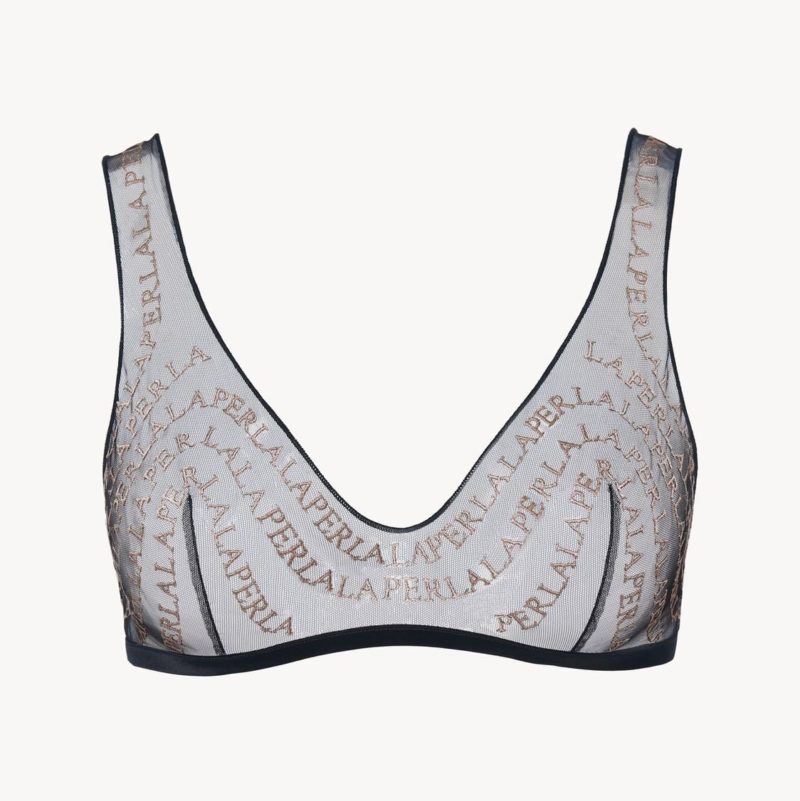 Мягкая чашка без кости logo motion SS2022 la perla