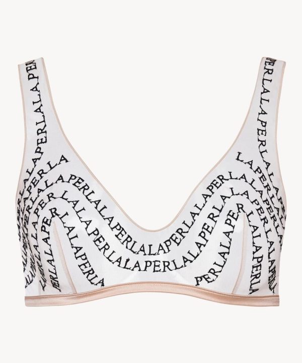 Мягкая чашка без кости logo motion SS2022 la perla