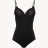 Боди мягкая чашка на косточках la perla