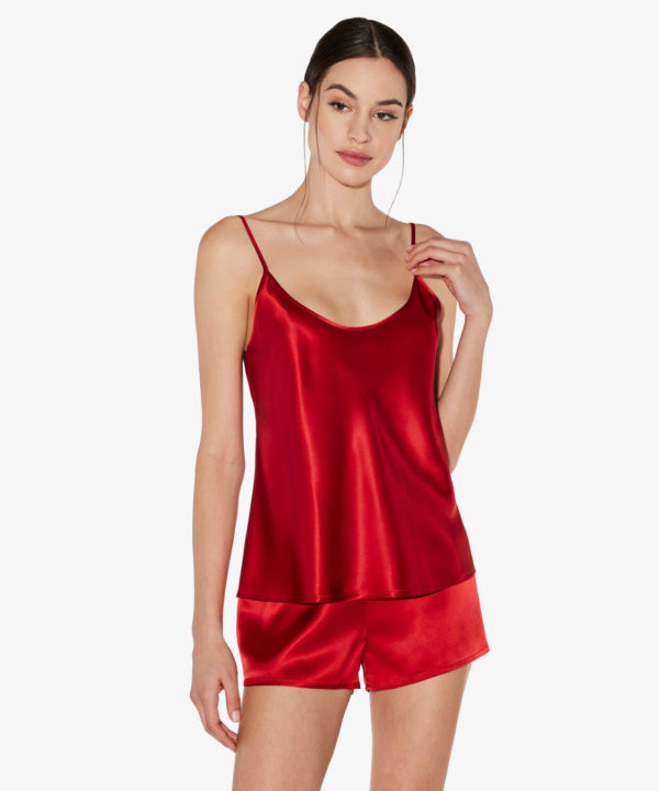 Пижама la perla шортами красная