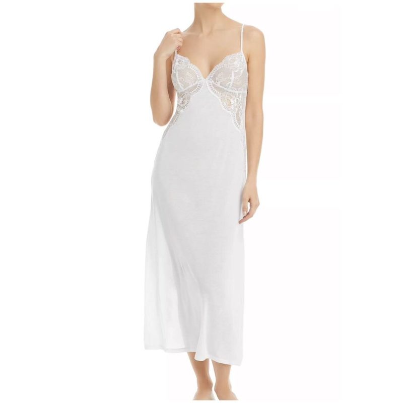 Сорочка из тюля с кружевом la perla