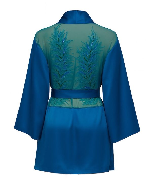 синий халат la perla perlei