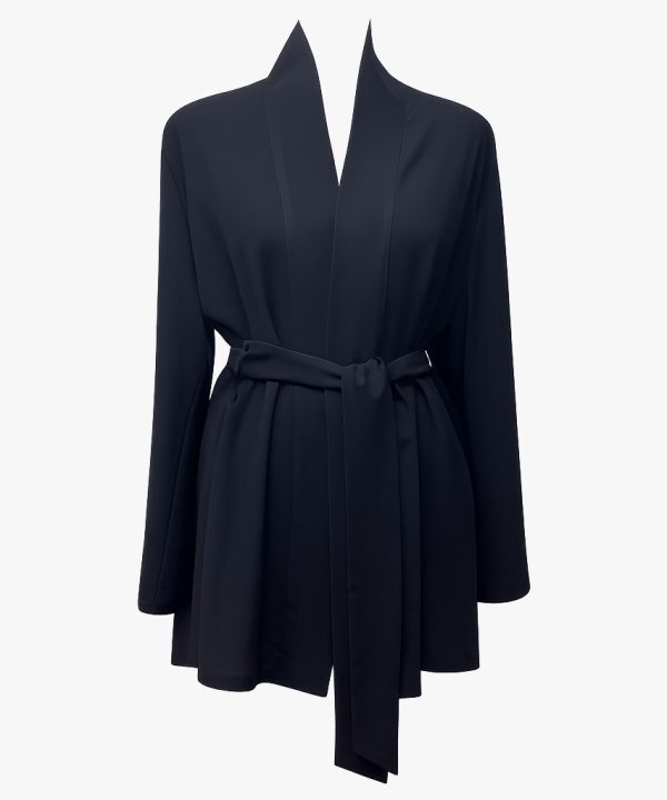 черный халат кимоно perlei