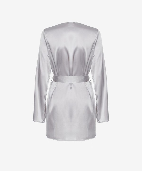 шелковый халат короткий C.alla